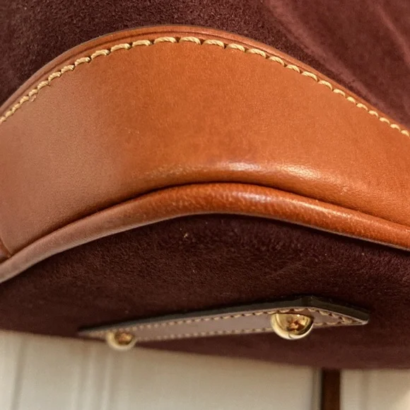 Suede Burgundy and Brown Dooney and Bourke - Picture 3 of 10